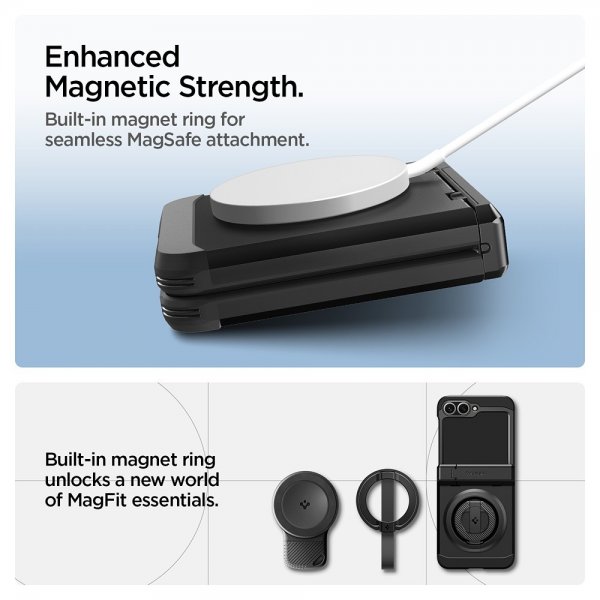 Spigen Samsung Galaxy Z Flip 6/Galaxy Z Flip 7 FE Cover Tough Armor Pro MagFit Sort