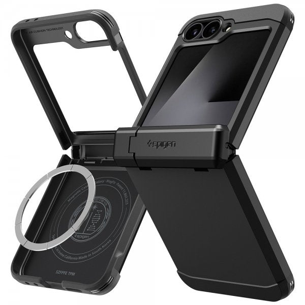 Spigen Samsung Galaxy Z Flip 6/Galaxy Z Flip 7 FE Cover Tough Armor Pro MagFit Sort