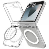 Spigen Samsung Galaxy Z Flip 6/Galaxy Z Flip 7 FE Cover Ultra Hybrid Pro MagFit Clear White