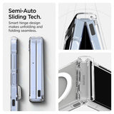 Spigen Samsung Galaxy Z Flip 6/Galaxy Z Flip 7 FE Cover Ultra Hybrid Pro MagFit Clear White