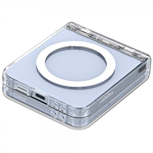 Spigen Samsung Galaxy Z Flip 6/Galaxy Z Flip 7 FE Cover Ultra Hybrid Pro MagFit Clear White