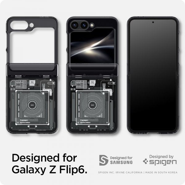 Spigen Samsung Galaxy Z Flip 6/Galaxy Z Flip 7 FE Cover Ultra Hybrid Pro Zero One Sort