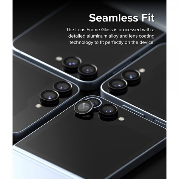 Ringke Samsung Galaxy Z Flip 6/Flip 7 FE Kamerabeskyttelse Kamera Linse Ramme 2-pak