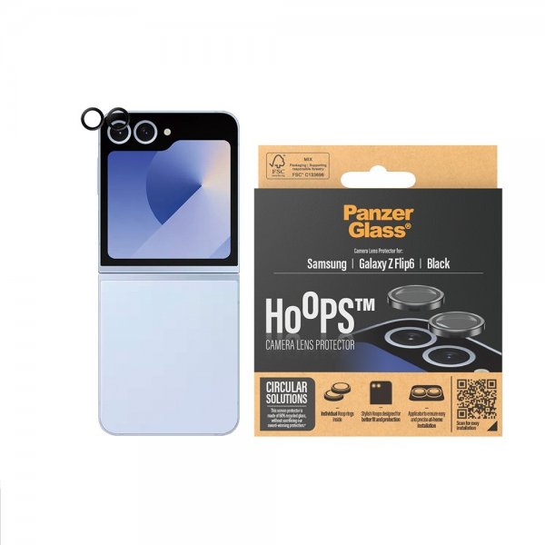 PanzerGlass Samsung Galaxy Z Flip 6/Flip 7 FE Kamerabeskyttelse Hoops