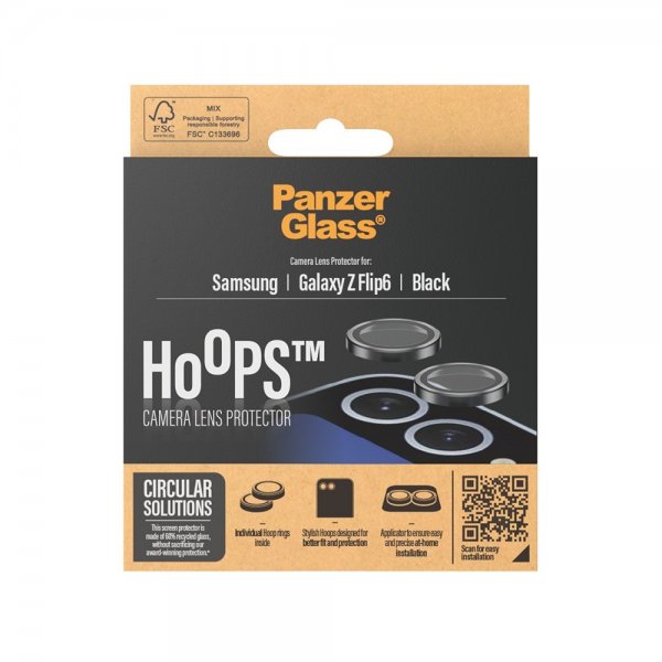 PanzerGlass Samsung Galaxy Z Flip 6/Flip 7 FE Kamerabeskyttelse Hoops