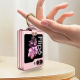 GKK Samsung Galaxy Z Flip 6/Flip 7 FE Cover Fingerring Grå
