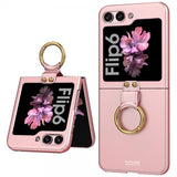GKK Samsung Galaxy Z Flip 6/Flip 7 FE Cover Fingerring Rosa
