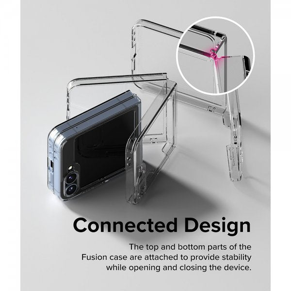 Ringke Samsung Galaxy Z Flip 6/Flip 7 FE Cover Fusion Transparent