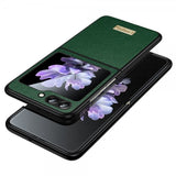Cover til Samsung Galaxy Z Flip 6/Flip 7 FE Litchi-tekstur Grøn
