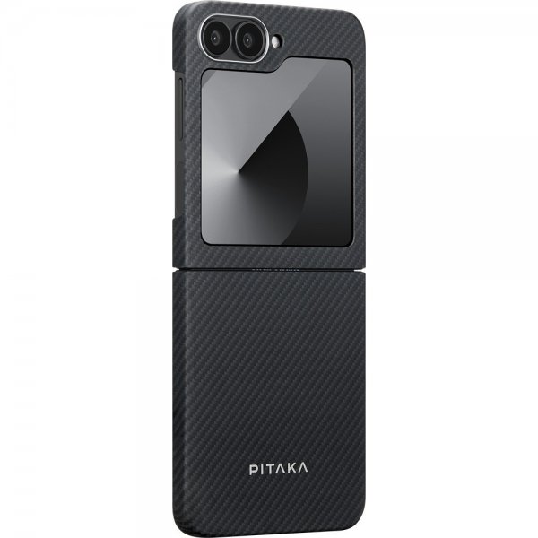 Pitaka Samsung Galaxy Z Flip 6 Cover MagEZ Case 5 Sort/Grå Twill