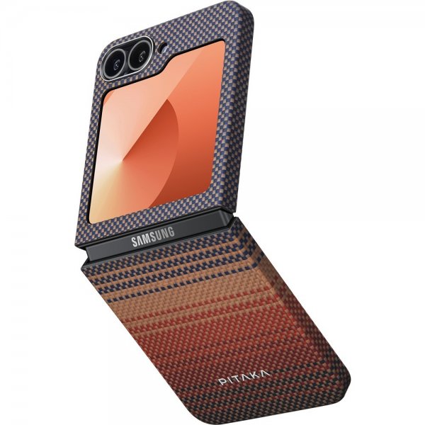 Pitaka Samsung Galaxy Z Flip 6 Cover MagEZ Case 5 Sunset