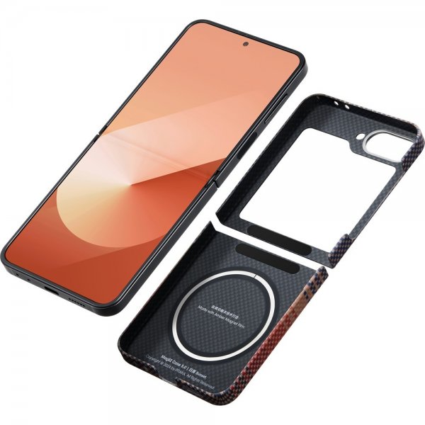 Pitaka Samsung Galaxy Z Flip 6 Cover MagEZ Case 5 Sunset