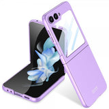 GKK Samsung Galaxy Z Flip 6/Flip 7 FE Cover med Glasbeskyttelse Lilla