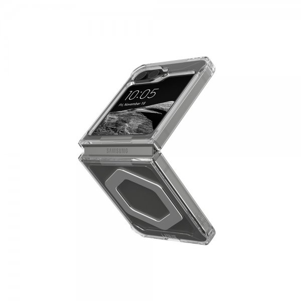 Urban Armor Gear (UAG) Samsung Galaxy Z Flip 6/Flip 7 FE Cover Plyo Pro MagSafe Ice/Silver