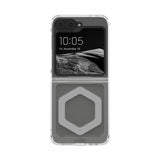 Urban Armor Gear (UAG) Samsung Galaxy Z Flip 6/Flip 7 FE Cover Plyo Pro MagSafe Ice/Silver