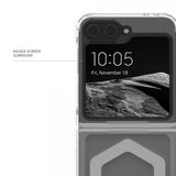 Urban Armor Gear (UAG) Samsung Galaxy Z Flip 6/Flip 7 FE Cover Plyo Pro MagSafe Ice/Silver