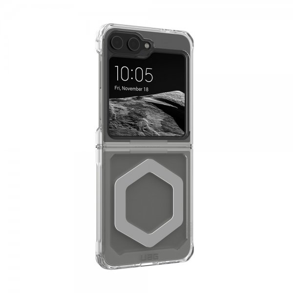 Urban Armor Gear (UAG) Samsung Galaxy Z Flip 6/Flip 7 FE Cover Plyo Pro MagSafe Ice/Silver