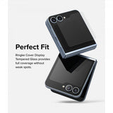 Ringke Samsung Galaxy Z Flip 6/Flip 7 FE Skærmbeskyttelse Cover Display Protector Glass 2-pak