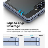 Ringke Samsung Galaxy Z Flip 6/Flip 7 FE Skærmbeskyttelse Cover Display Protector Glass 2-pak