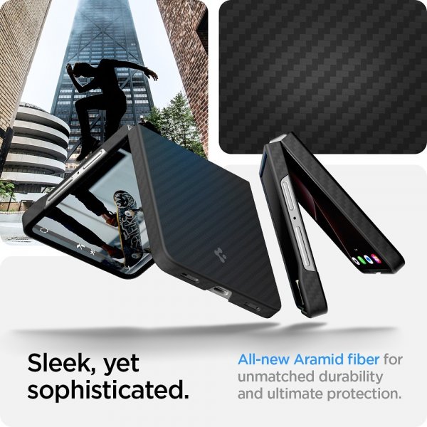 Spigen Samsung Galaxy Z Flip 7 Cover Air Skin Aramid Sort