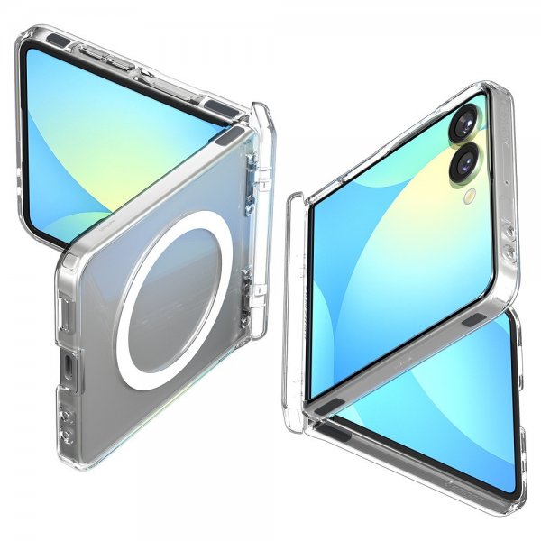 Spigen Samsung Galaxy Z Flip 7 Cover Ultra Hybrid Pro MagFit Clear White