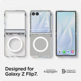 Spigen Samsung Galaxy Z Flip 7 Cover Ultra Hybrid Pro MagFit Clear White