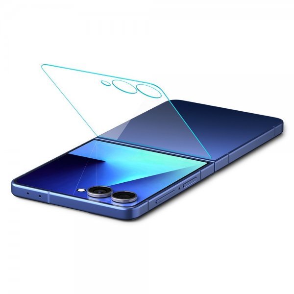 Spigen Samsung Galaxy Z Flip 7 Skærmbeskyttelse GLAS.tR EZ Fit 2-pak