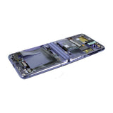 Samsung Galaxy Z Flip Skærm med LCD Display Original - Lilla