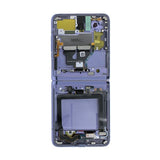 Samsung Galaxy Z Flip Skærm med LCD Display Original - Lilla