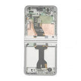 Samsung Galaxy Z Flip6 Bagside LCD Skærm Original - Hvid