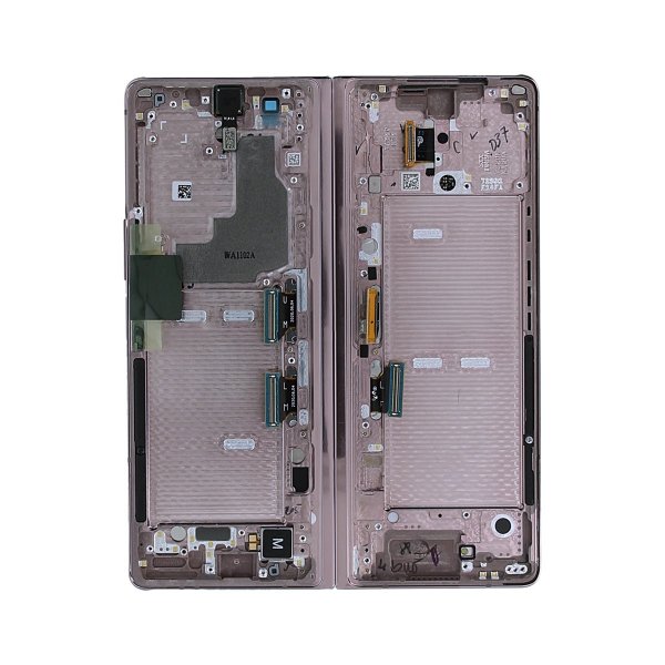 Samsung Galaxy Z Fold 2 5G Skærm med LCD Display Original - Bronze