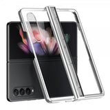 Samsung Galaxy Z Fold 4 Cover Belagt Kant Sølv