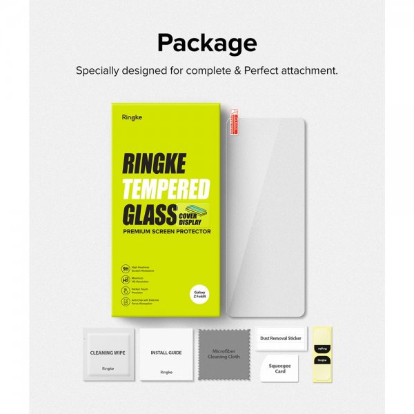 Ringke Samsung Galaxy Z Fold 4 Skærmbeskyttelse Cover Display Protector Glass