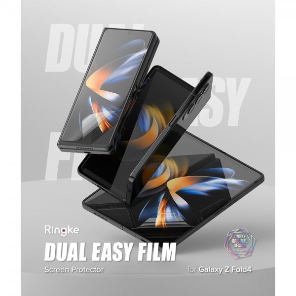 Ringke Samsung Galaxy Z Fold 4 Skærmbeskyttelse Dual Easy Film