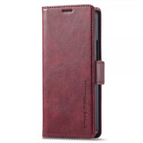 Lc.Imeeke Samsung Galaxy Z Fold 5 Cover med Kortrum Flip Rød