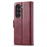 Lc.Imeeke Samsung Galaxy Z Fold 5 Cover med Kortrum Flip Rød