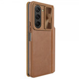 Nillkin Samsung Galaxy Z Fold 5 Cover Qin Pro Series Brun
