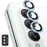 Enkay Samsung Galaxy Z Fold 5 Kameralinsebeskytter i Hærdet Glas Aluminium Blå