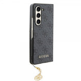Guess Samsung Galaxy Z Fold 5 Cover 4G Charm Grå