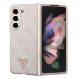 Guess Samsung Galaxy Z Fold 5 Cover 4G Metal Triangle Rhinsten Rosa