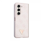 Guess Samsung Galaxy Z Fold 5 Cover 4G Metal Triangle Rhinsten Rosa