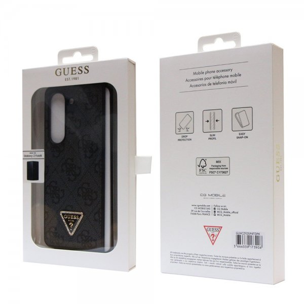 Guess Samsung Galaxy Z Fold 5 Cover 4G Metal Triangle Rhinsten Sort