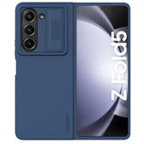Nillkin Samsung Galaxy Z Fold 5 Cover CamShield Silky Blå
