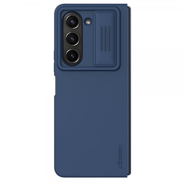 Nillkin Samsung Galaxy Z Fold 5 Cover CamShield Silky Blå