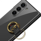 GKK Samsung Galaxy Z Fold 5 Cover Fingerring Guld