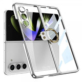 GKK Samsung Galaxy Z Fold 5 Cover Fingerring Sølv