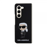 Karl Lagerfeld Samsung Galaxy Z Fold 5 Cover Ikonik Metal Pin Sort