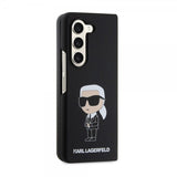 Karl Lagerfeld Samsung Galaxy Z Fold 5 Cover Ikonik Metal Pin Sort