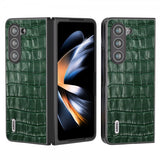 ABEEL Samsung Galaxy Z Fold 5 Cover Krokodilletekstur Grøn