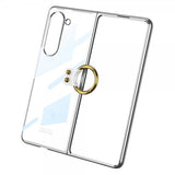GKK Samsung Galaxy Z Fold 5 Cover med Ringholder Guld